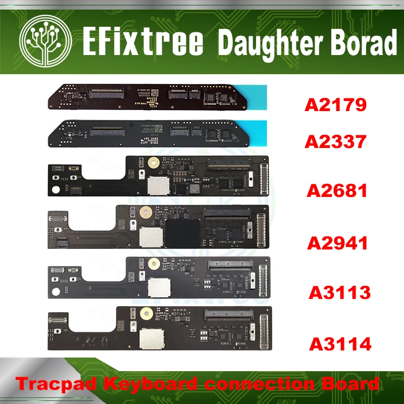الأصلي A2681 A2337 A2179 A2941 A3113 A3114 لوحة اللمس لوحة المفاتيح لوحة اتصال لماك بوك اير موصل لوحة التتبع ابنة