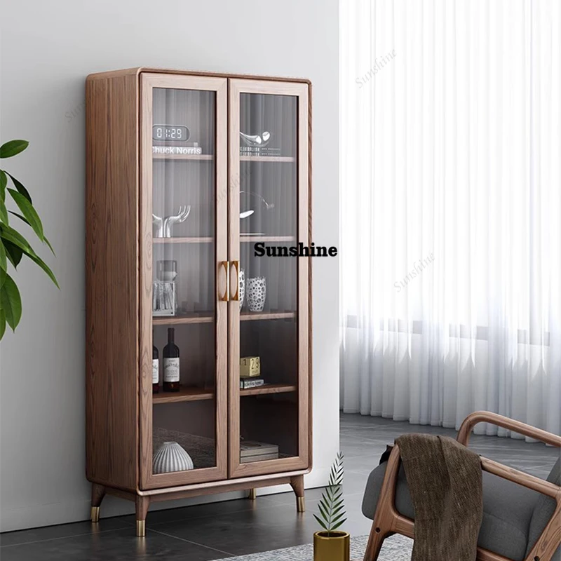 

Librero Mobile Living Room Cabinets Decor Organizer Display Cabinets Wine Bookcase Magazine Racks Wood Gabinete Hotel Furniture