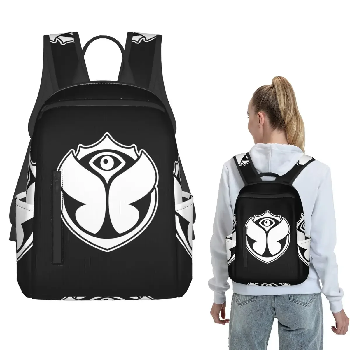 Tomorrowland Belgian Electronic Dance Music Festival Backpack Daypack Boys Girls BookBag School Bag Shoulder Bags for Men Women