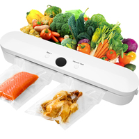 Electric Vacuum Sealer Machine Automatic Packaging Machine For Food Storage Include 10Pcs Bags Household Vacuum Sealing