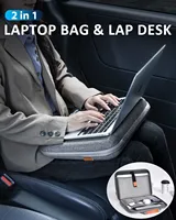 Oatsbasf Laptop Case & Lap Desk Notebook Case for 14 Inch Tablet Sleeve Cover Bag Waterproof Travel Business Computer Briefcase