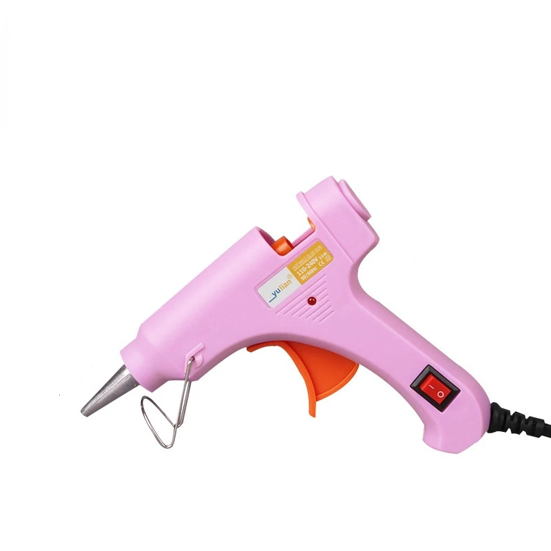 Hot Melt Glue Gun with 7mm Glue Sticks Mini Industrial Guns Heat Temperature Thermo Electric Repair Tool Heat Gun Hot Glue Stick