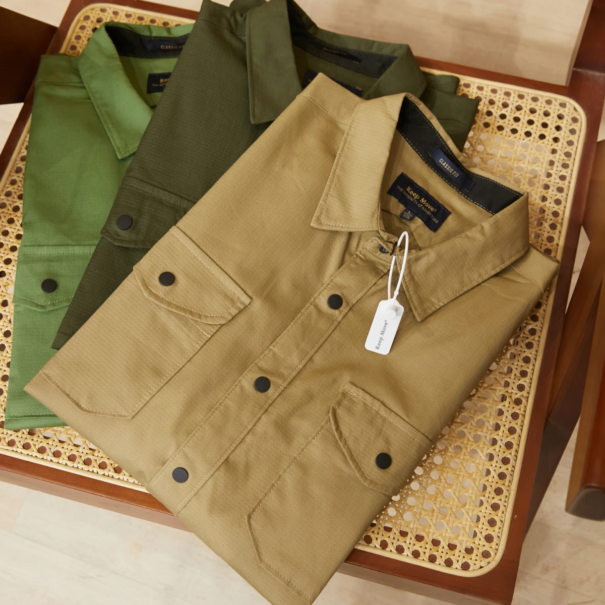 

Рубашка мужская повседневная с длинным рукавом из импортной ткани в клетку, серия Retro Workwear, осенняя, с воротником, приталенного кроя