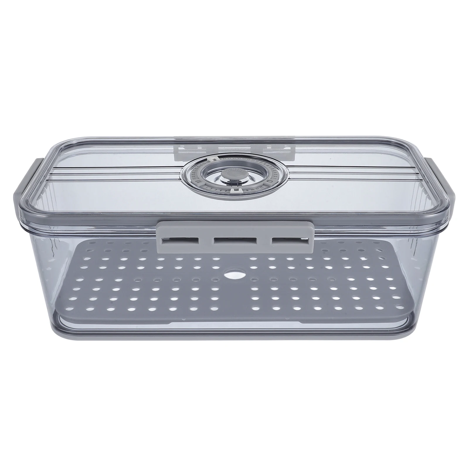 

1pc Bread Storage Box Airtight Containers for Kitchen Counter Fridge Food Preservation Boxes Moistureproof Seal Timing Reminder