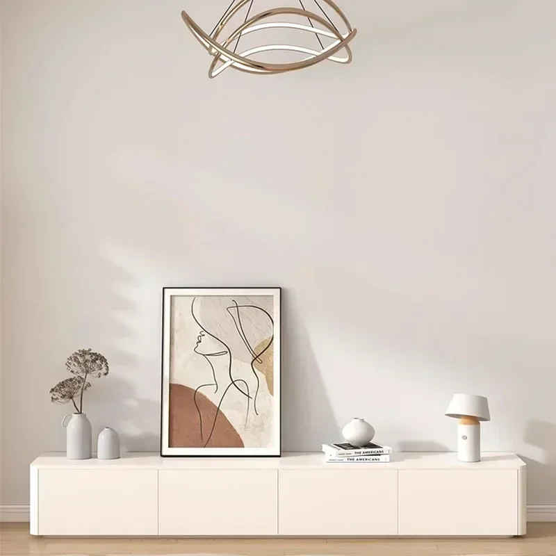 Trendy Salon Tv Table White Wood Center Nordic Designer Luxury Trendy Display Tv Stands Shelf Muebles Para Tv Unique Furniture