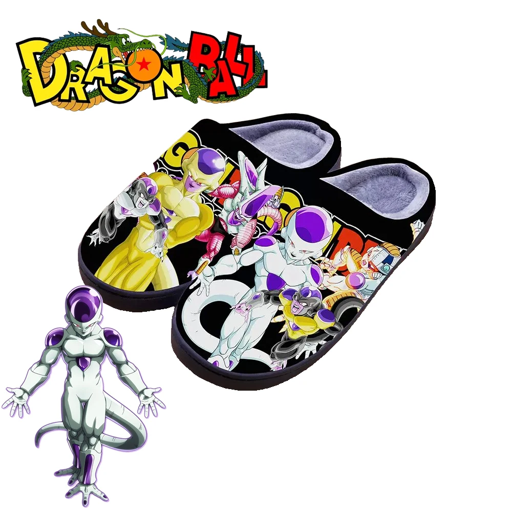 Dragon Ball Winter Warm Indoor Slippers Anime Frieza Cospaly Cartoon Cute Shoes For Men Women Boy Girl Slippers Halloween Gift