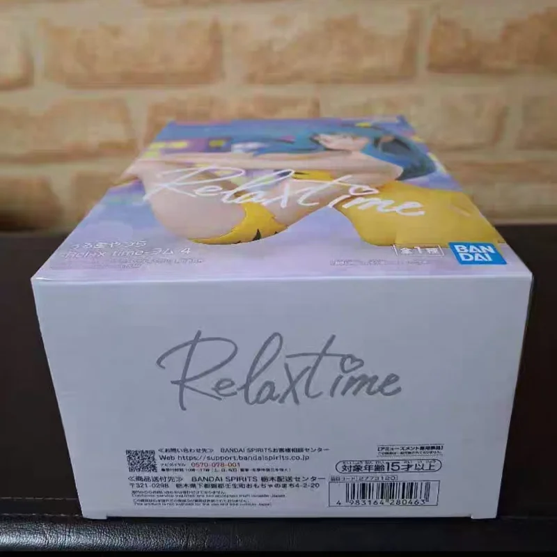 حقيقية الأصلي بانداي بانبريستو Urusei Yatsura الاسترخاء الوقت لوم 4 الجلوس الموقف دمية أنيمي نموذج لجسم سطح المكتب زخرفة اللعب