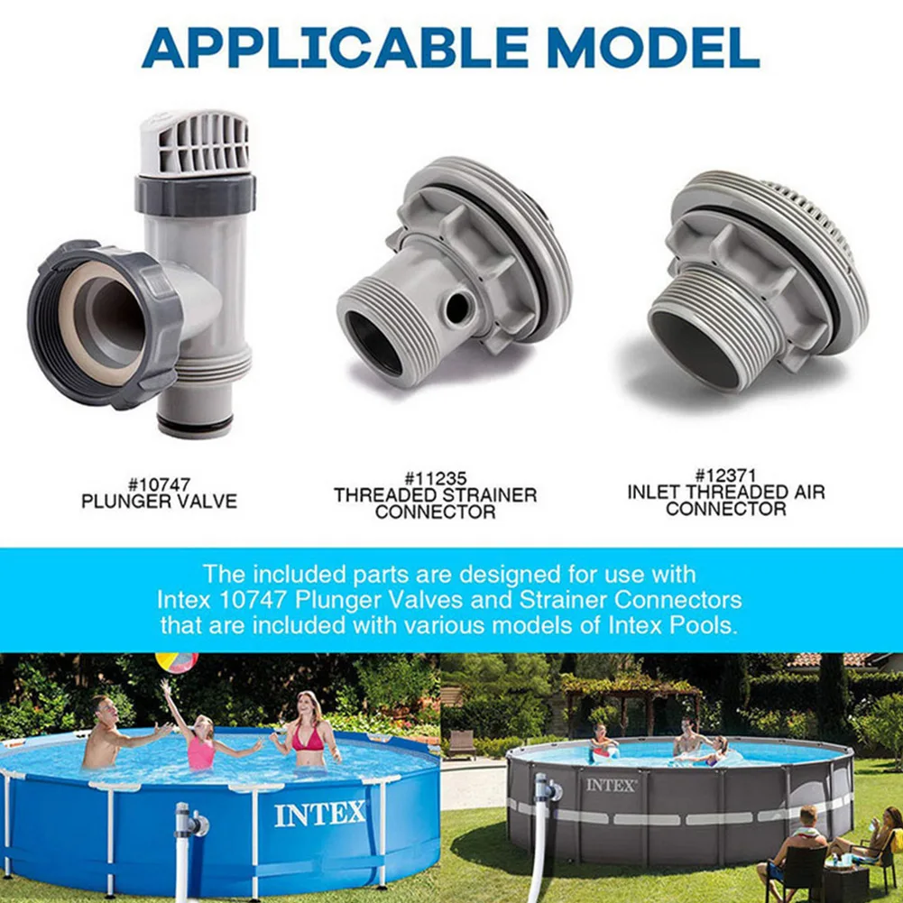 

6pcs Rubber Pool Pump Filter O-rings Replacement For Any Swimming Pool Pumps Filter Pump Outdoor Pool Accessories