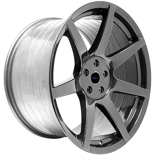 22 Inch 2-Piece Lightweight Carbon Fiber Forged Wheel Rim, 5x127 PCD Alloy Hub For Sports Car Modification