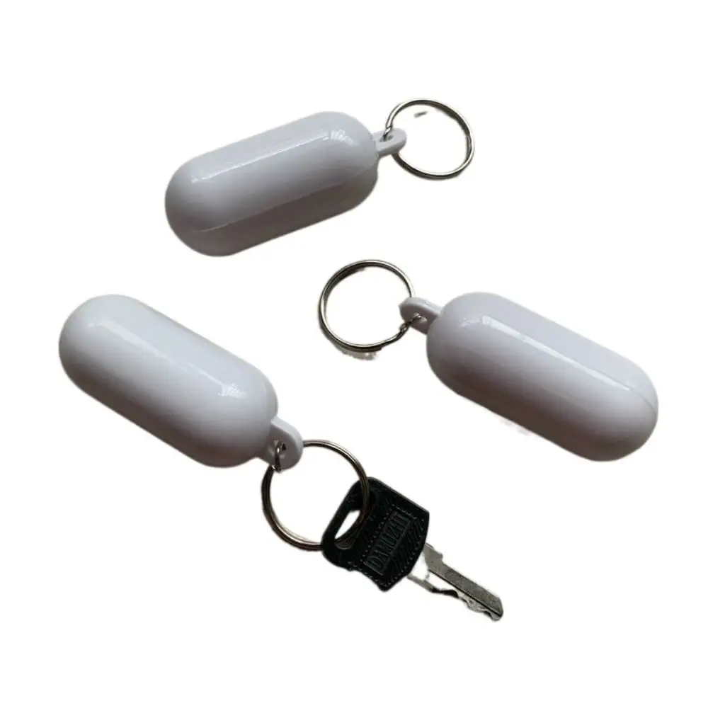 2PCS Water Sports Float Kayak Floating Keyring Lightweight Portable Kayak Keyring Plastic Durable Buoyant Key Ring Sailing Boat