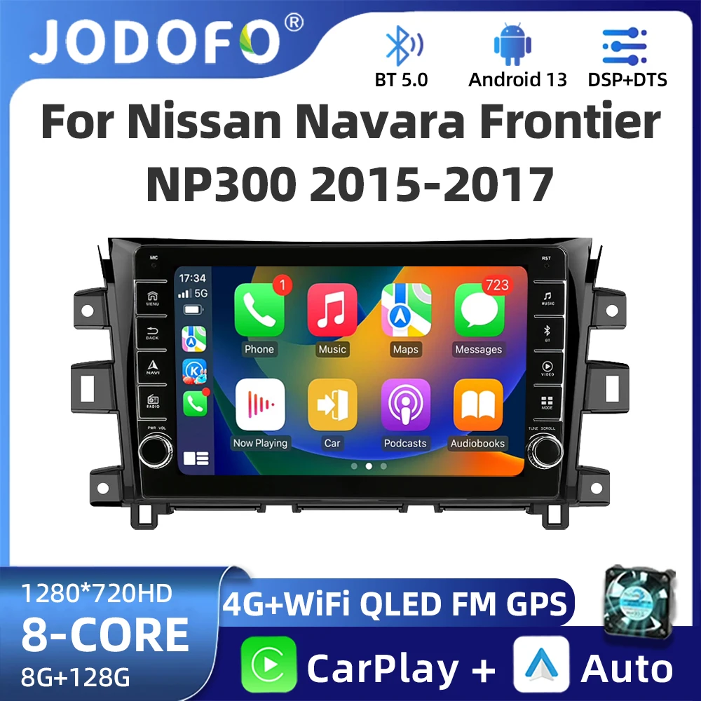 

Car Radio for Nissan NAVARA Frontier NP300 2015 - 2018 Stereo 4G WIFI Carplay Android Auto GPS Navi Android os Car Smart System