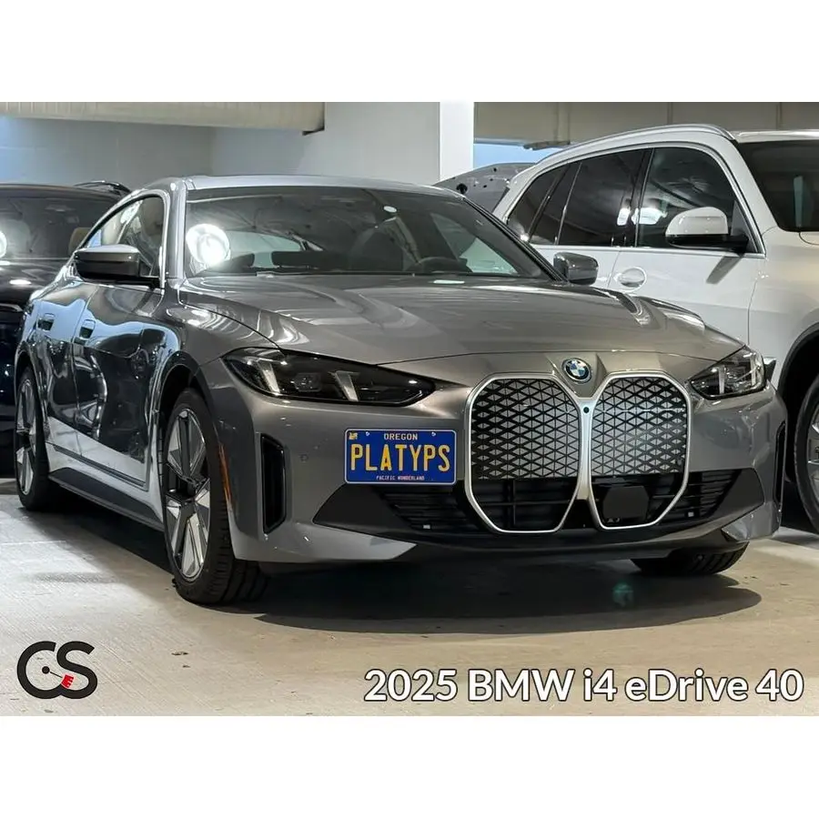 Soporte para matrícula Platypus compatible con BMW Serie 4 i4 X4 20202025 Sin instalación de perforación en segundos Fabricado en acero inoxidable