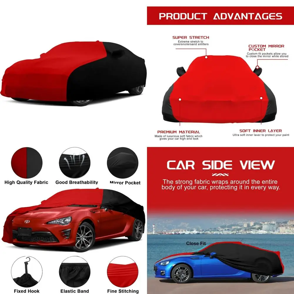 

Роскошный эластичный атласный чехол для защиты от пыли, подходит для моделей BRZ/86 2013-2025 гг.