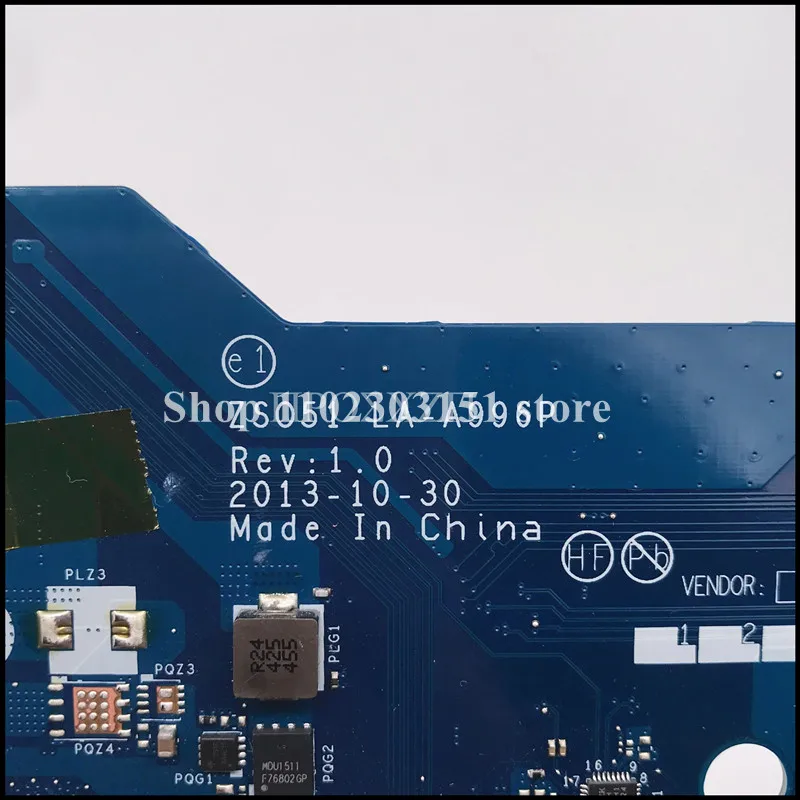 750633-501 752783-001 750633-601 750633-001 Mit E1-2100 CPU Mainboard LA-A996P Für HP 15-G 15-H Laptop Motherboard 100% getestet