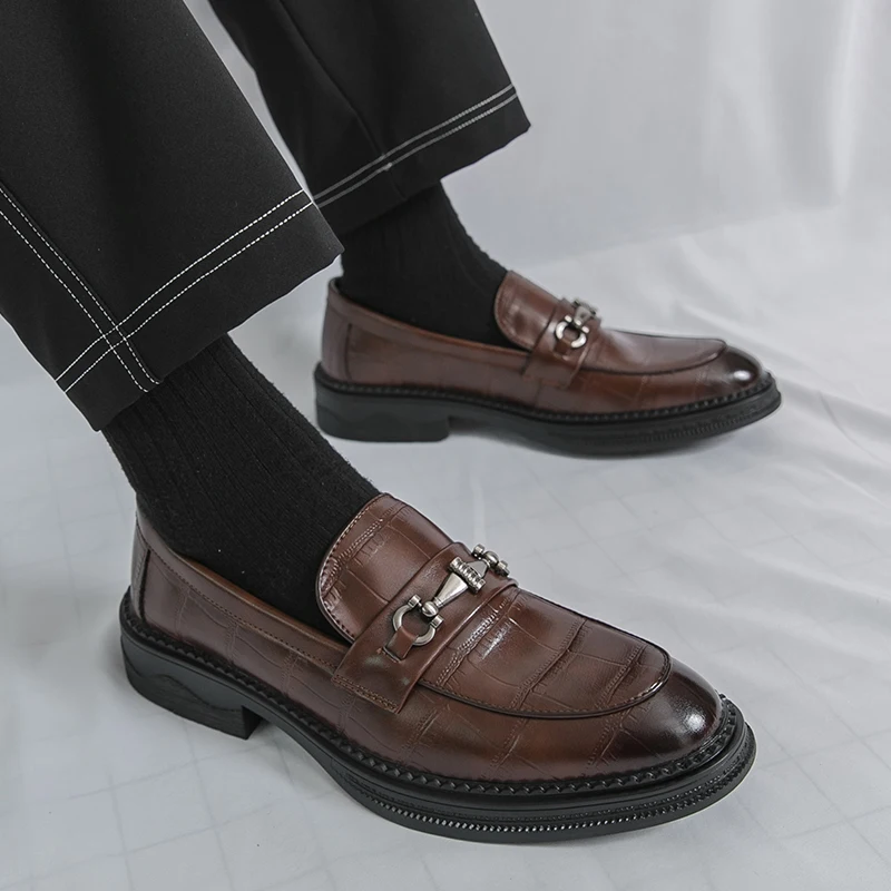 

Повседневная мужская обувь, прогулочная обувь на плоской платформе, уличная обувь, лоферы, дышащие кроссовки, обувь ручной работы