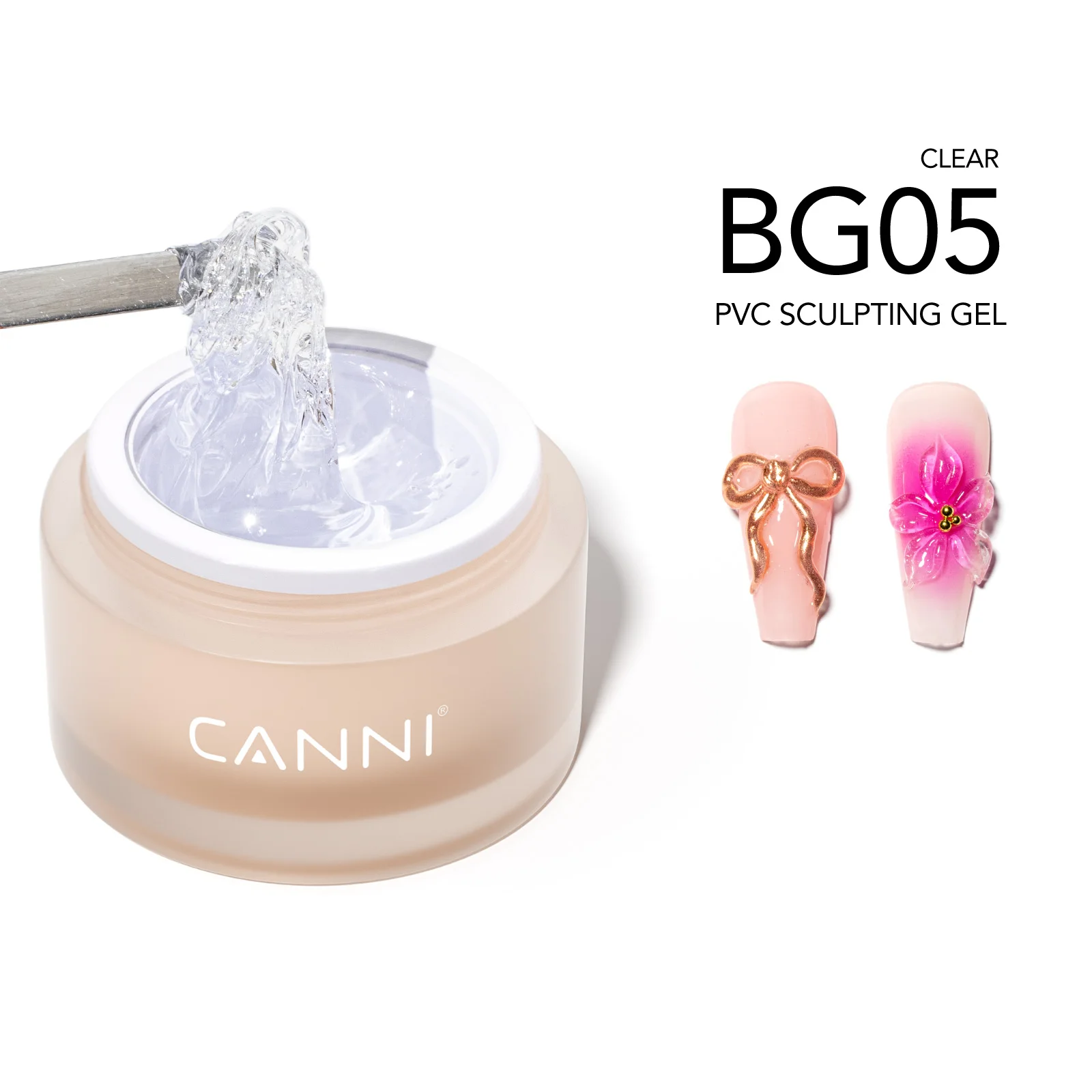 10g CANNI Fiber Base Coat Glasreparatur-Gel Hochglänzender Langlebiger Top Coat Halbtransparentes Milchweißes PVC 3D-Modellier-Gel – Detail 8