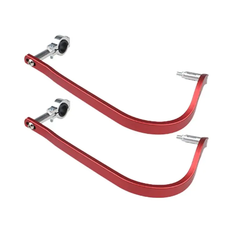Motorcycle Handlebar Brake Guard 2PCS Motorcycle Clutch Brake Handlebar Protector Aluminum Alloy Hand Lever Guards For Falling