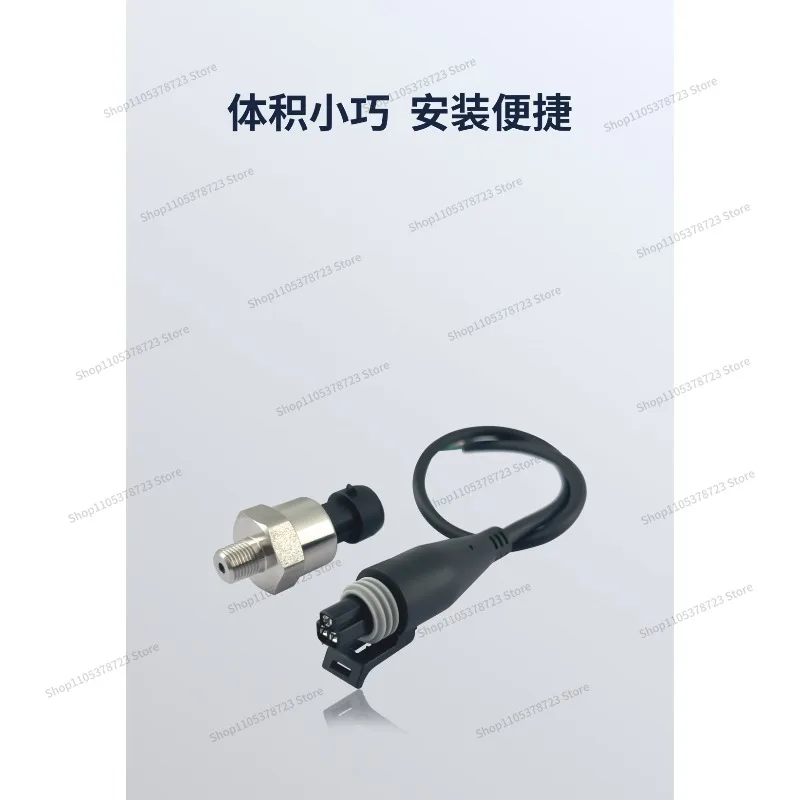 For Universal Ceramic Pressure Sensor Transmitter Miniature High Precision Hydraulic Air Pressure Oil NPT1/8