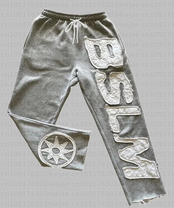 2026 Sommer Neue Amerikanische Mode Streetwear Herrenhosen Paar Elastischer Bund Sportbekleidung Erwachsene Kinder Locker Lässige Damenhosen – Detail 6