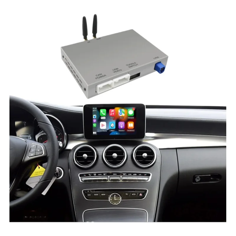 Für Mercedes Benz C-Klasse GLC W205 V-Klasse W447 NTG5.0 Kabelloses Carplay Android Auto Mirror Link AirPlay