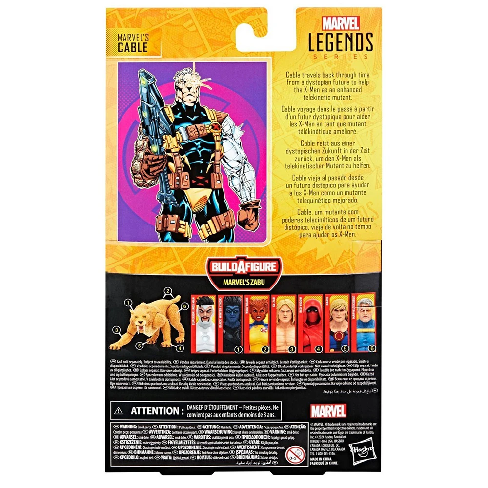 [Auf Lager] Hasbro Marvel Legends Series Cable (X-Men) 6-Zoll-Actionfigur zum Sammeln, Modell, Ornament, Geschenkspielzeug