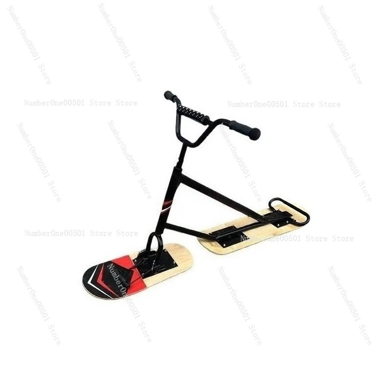 

Adult Snow Sled Heavy Duty Aluminum Alloy Winter Snow Sleigh for Adults Foldable Toboggan