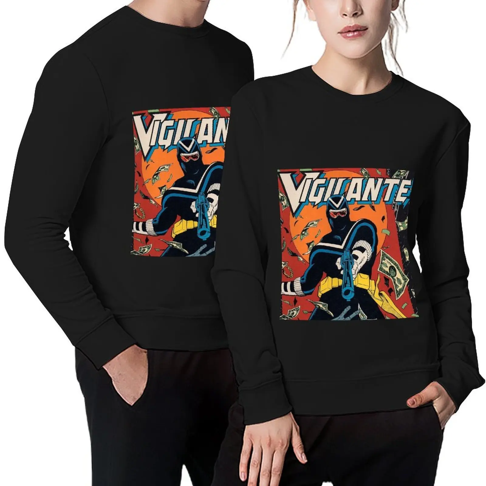 

Vigilante Peacemaker Quotes Pullover men's sweat-shirt autumn clothes for men winter clothes oversize sweatshirt