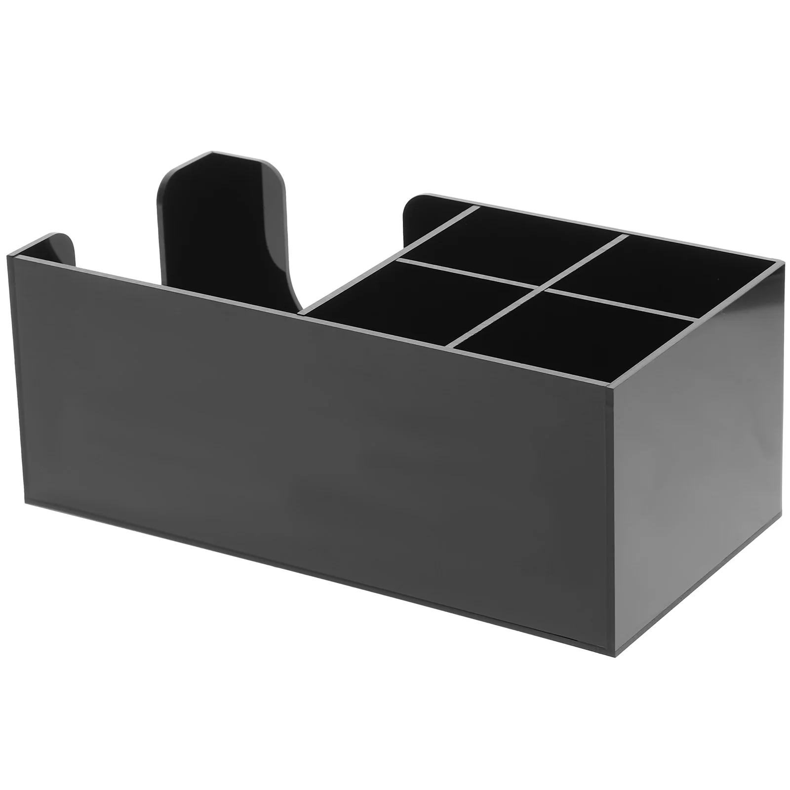 

Coffee Station Organizer 5 Grid Storage Rack Acrylic Desktop Counter Tea Bag Holder Coffee Bar Supplies Condiment Organizer