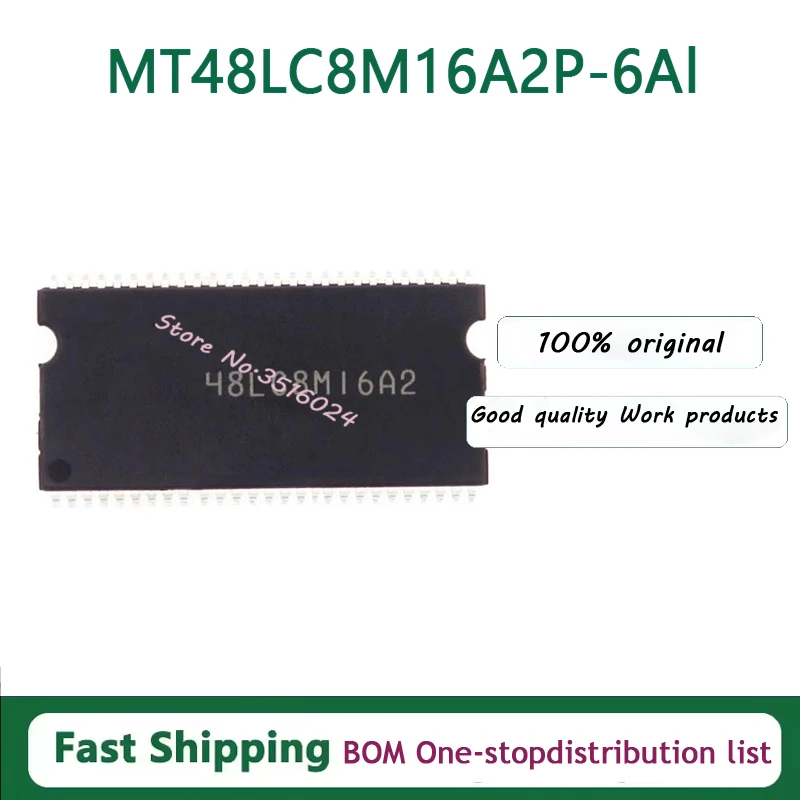 10PCS/lot  MT48LC8M16A2P-6A:L TSOP-54 48LC8M16A2   100% NEW