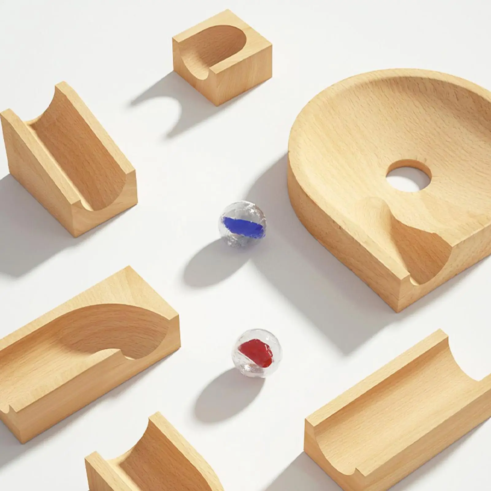 Marble Toys Wooden STEM Games Learning Marble Maze Game Race Track STEM Toys For Boys Girls Kids Classroom Home School