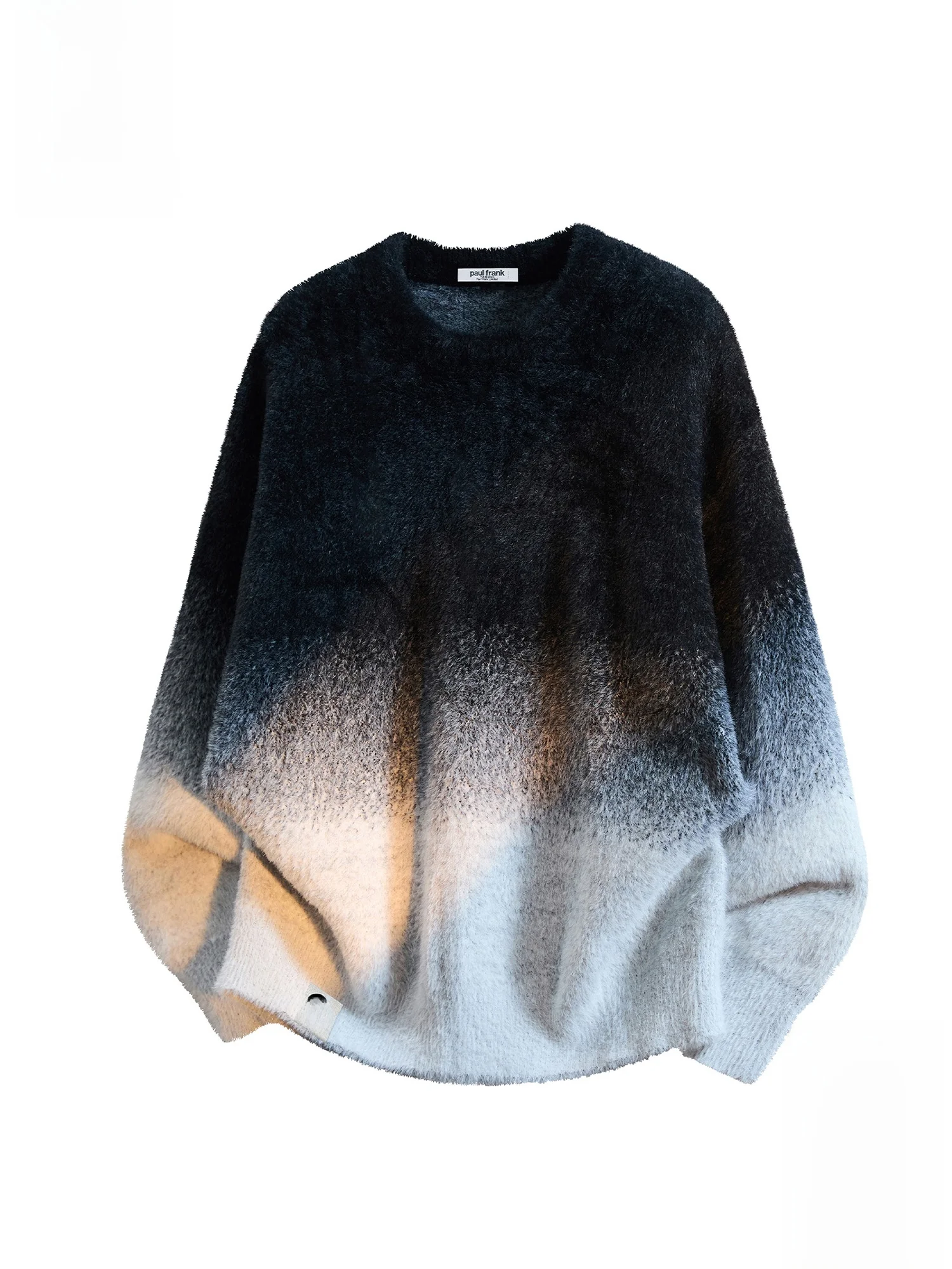 

Вязаный свитер Paul Frank Adient Color для мужчин, зимний повседневный теплый топ с круглым вырезом, дизайн с обезьяной, модная молодежная одежда