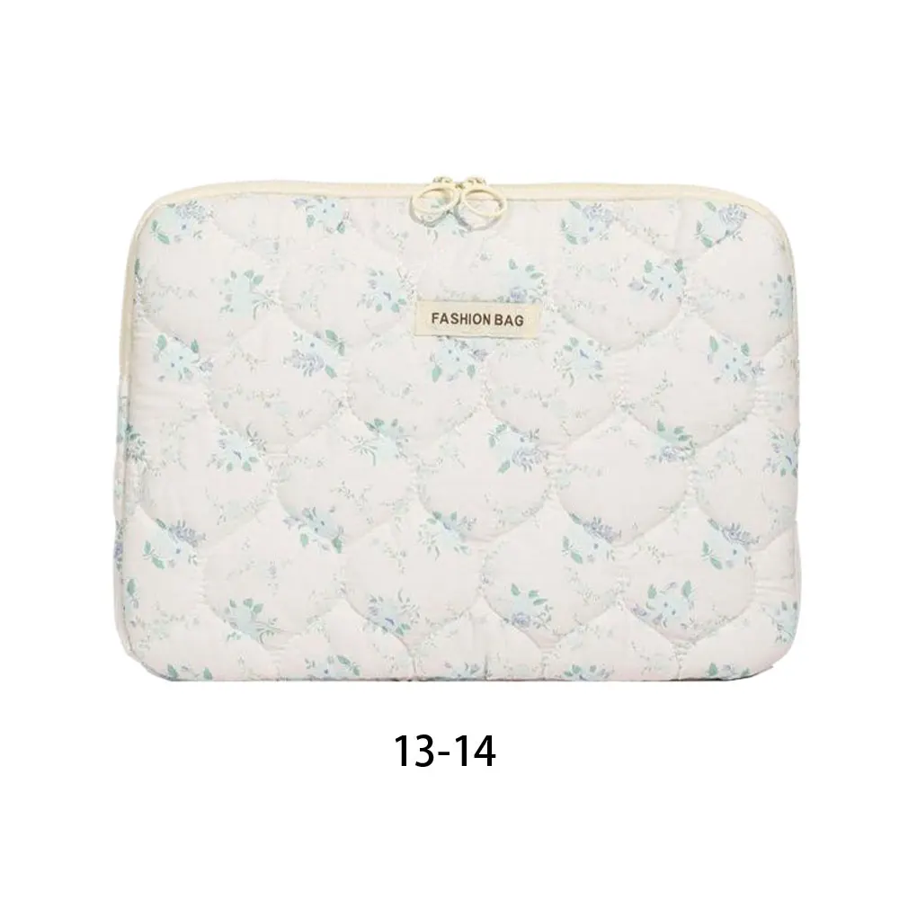 Smooth Zipper Scratch Resistant Floral Laptop Case Little Flower Laptop Bag For Puffy Laptop Sleeve