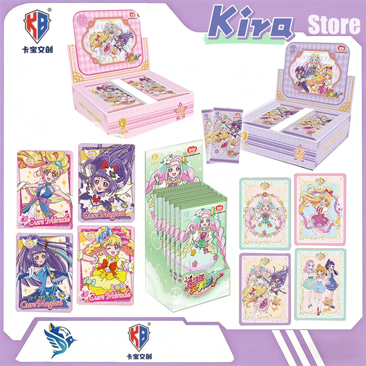 kabao-novo-maho-girls-precure-parte-1-v1v2v5-cartoes-colecionaveis-de-anime-genuinos-lancados-presente-de-aniversario-para-meninas