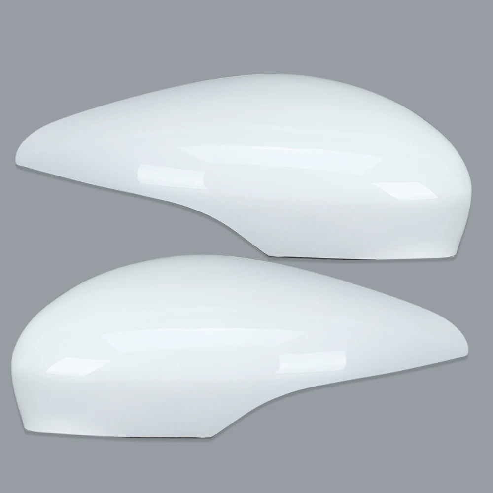 Cubiertas de espejo retrovisor lateral para puerta de coche, accesorios de marco para Ford Fiesta Mk7 2008 2009 2010 2011 2012-2017