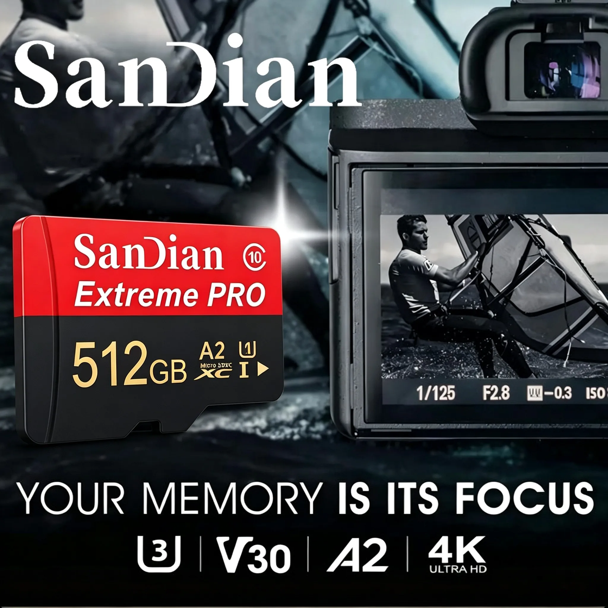 TF Cards 256GB 128GB 512GB SD Cards Micro TF SD Card Memory Card Ultra HD 8K C10 for Router/Camera/Sport Camera/PC/Recorder