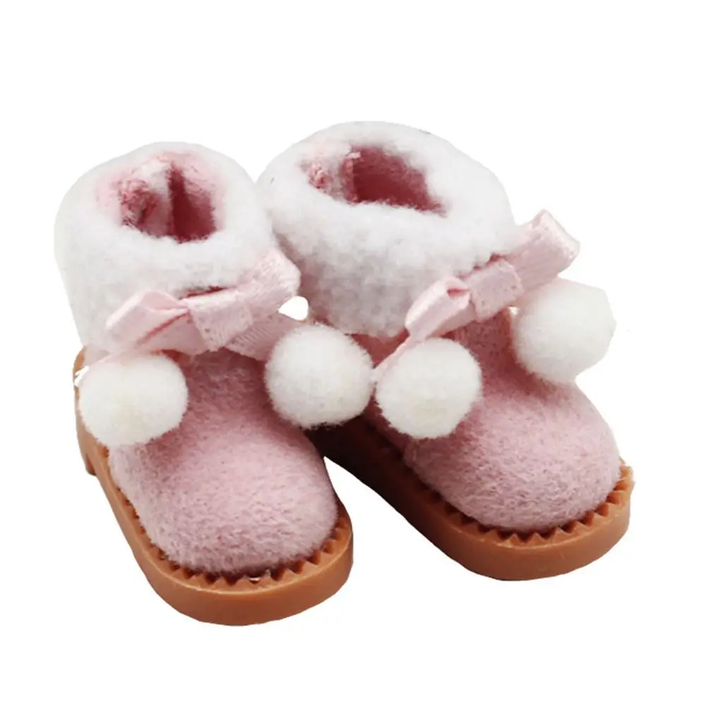 

Для куклы 1/12BJD для 1/11 OB11, милые новые повседневные кукольные сапоги, обувь для кукол из воловьей кожи, кожаная обувь