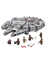 In Stock Falcon Spaceship Bricks Block Toy for Boys Gift for Kids Millennium Model Building Kits for Constructor Legoing 75105