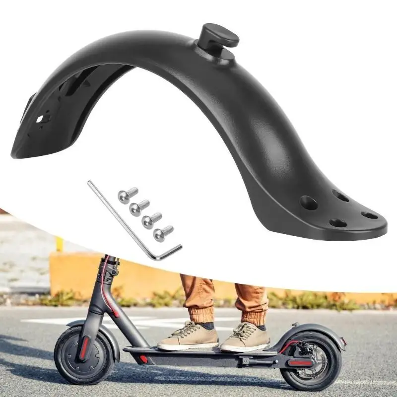 2026 Install Rear Splash Board 4 Holes for Electric Scooters