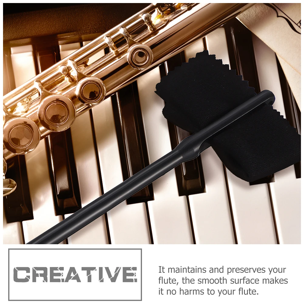 

Cleaning Rod for Flute Piccolo Cleaner Tools Maintenance Musical Instrument Kit and Cloth