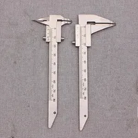 Calibrador de ortodoncia Dental, herramienta de medición de micrómetro, regla Digital, Dial de fibra Vernier deslizante, 80mm