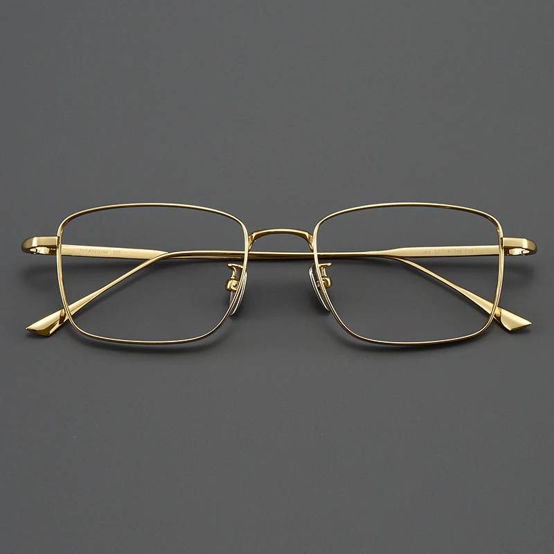 Xbora Men's Ultra-Light Pure Titanium Glasses Frame Business Square Flexible Optical Women's Prescription Eyelasses 1908 image 3
