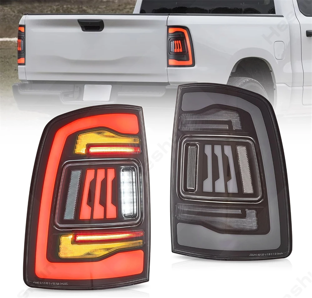 

Tail Lights for 2009 2010-2018 Dodge Ram 1500 2500 3500 Rear Lighs LED Tail Light Smoked Taillight Taillamp Assembly Brake Lamps