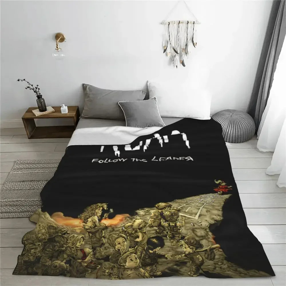Follow the Leader Korn Throw Blanket with Decoration MultiFunction Super Warm Blanket for Sofa Couch Bedding