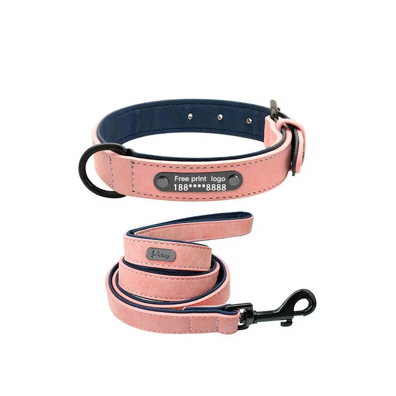 Hot Sale Luxury Training Custom Luxury Manufacturer Dog Collar PU Leather Pet Collar