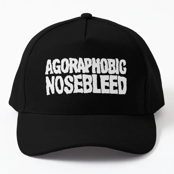 Agoraphobic Nosebleed Tribute  Baseball Cap Hat Black Spring  Casual Mens Women Snapback Hip Hop Sport Printed Casquette Boys