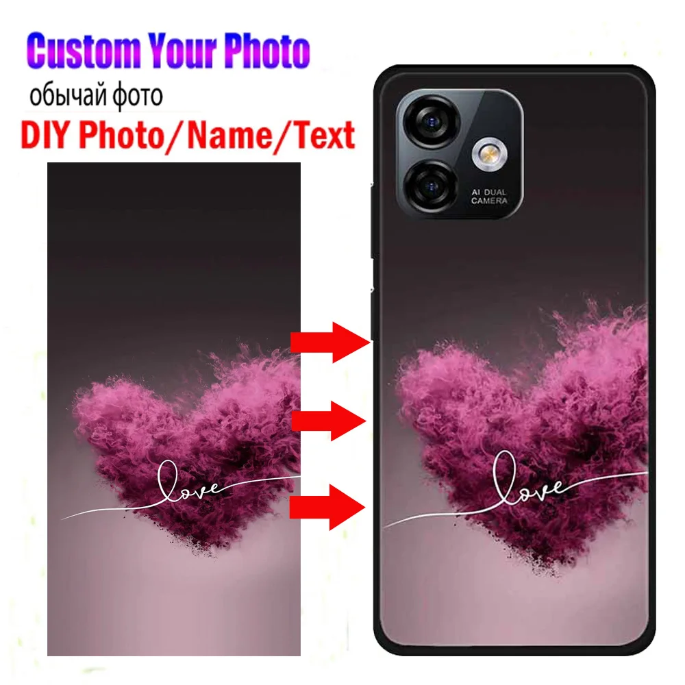 Customized Phone Cases for Ulefone Note 16 Pro Covers DIY Design Photo Picture Soft TPU Fundas For Ulefone Note 14 Case Silicone