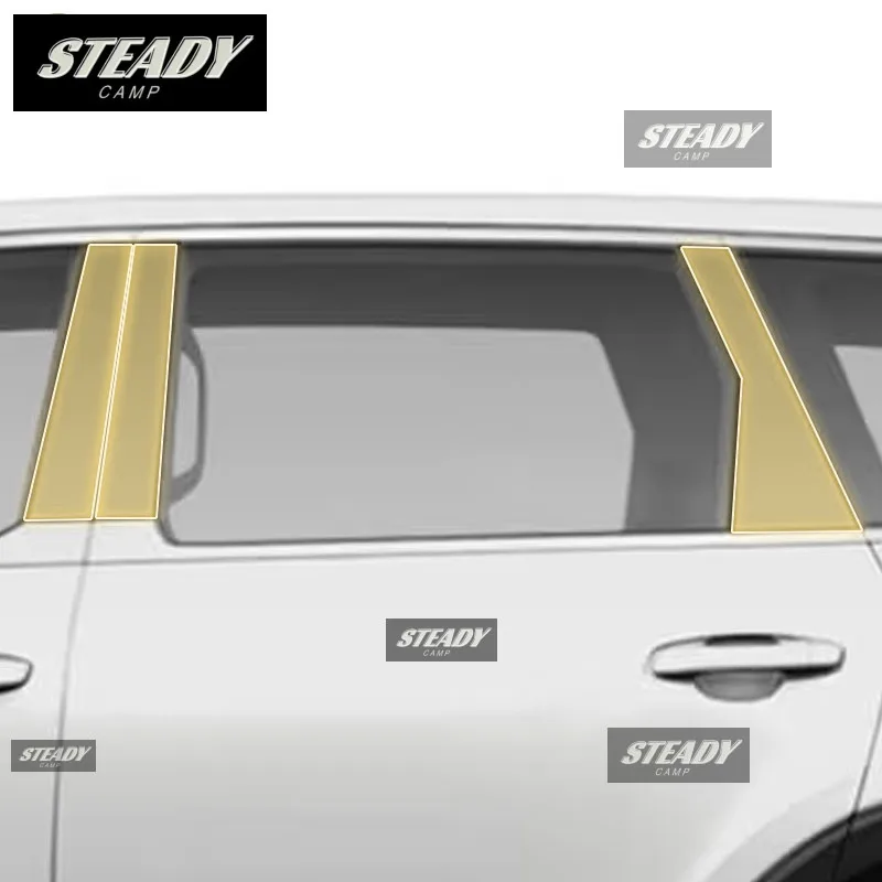 

Pre cutting Car Exterior Body B C Window pillar PPF paint protection film TPU scratch resistant For Kia Telluride 2019-2024