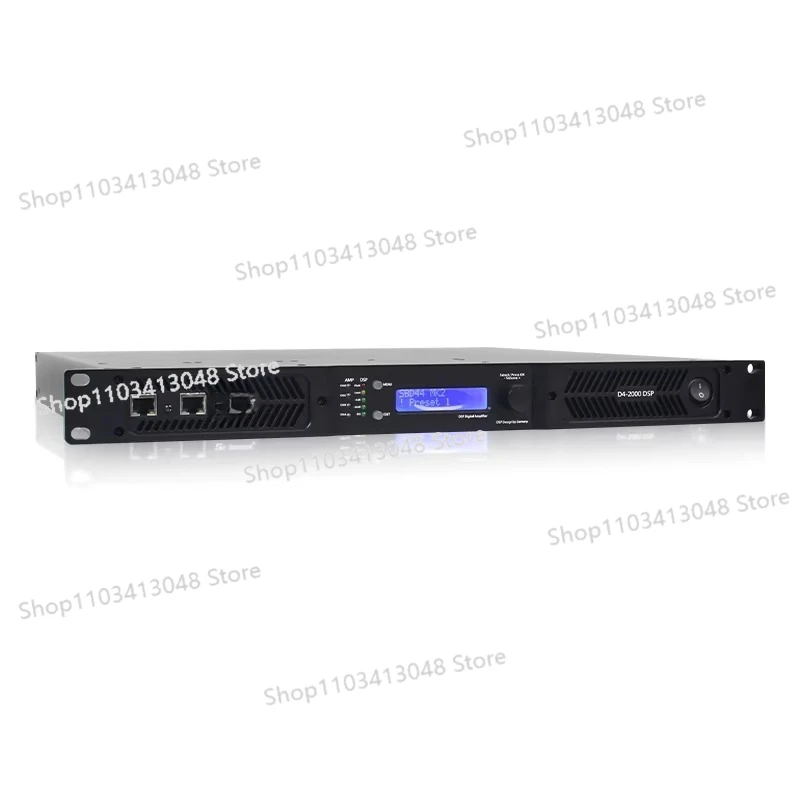 

D4-2000 Digital Signal Processor Professional Audio Digital 2000 Watt Digital Signal Processor Class D 1u Power Amplifier