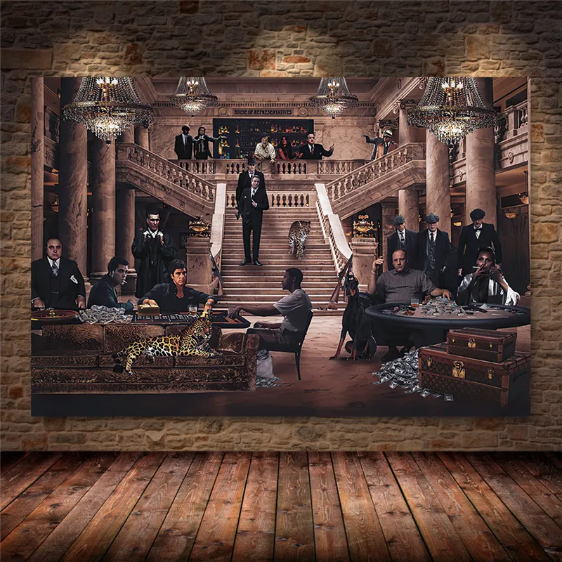 Popular British Criminal Gangster TV Series Wall Art Pictures Posters Canvas Paintings for Living Room Decorations Home Decor