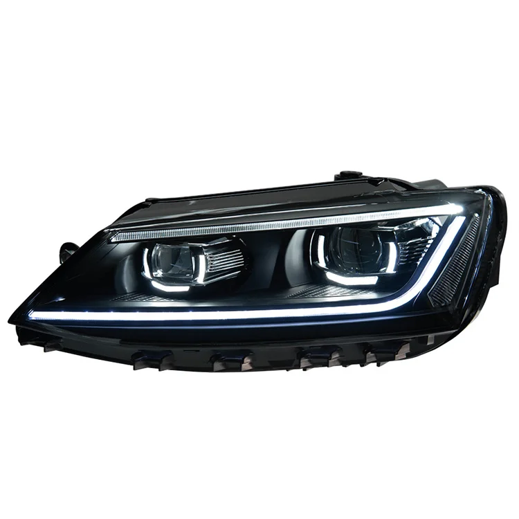 

for New Sagitar Headlight Assembly 12-18 Models Modified Full LED Bi-Beam Lens Headlights with Moving Scan Daytime Lights